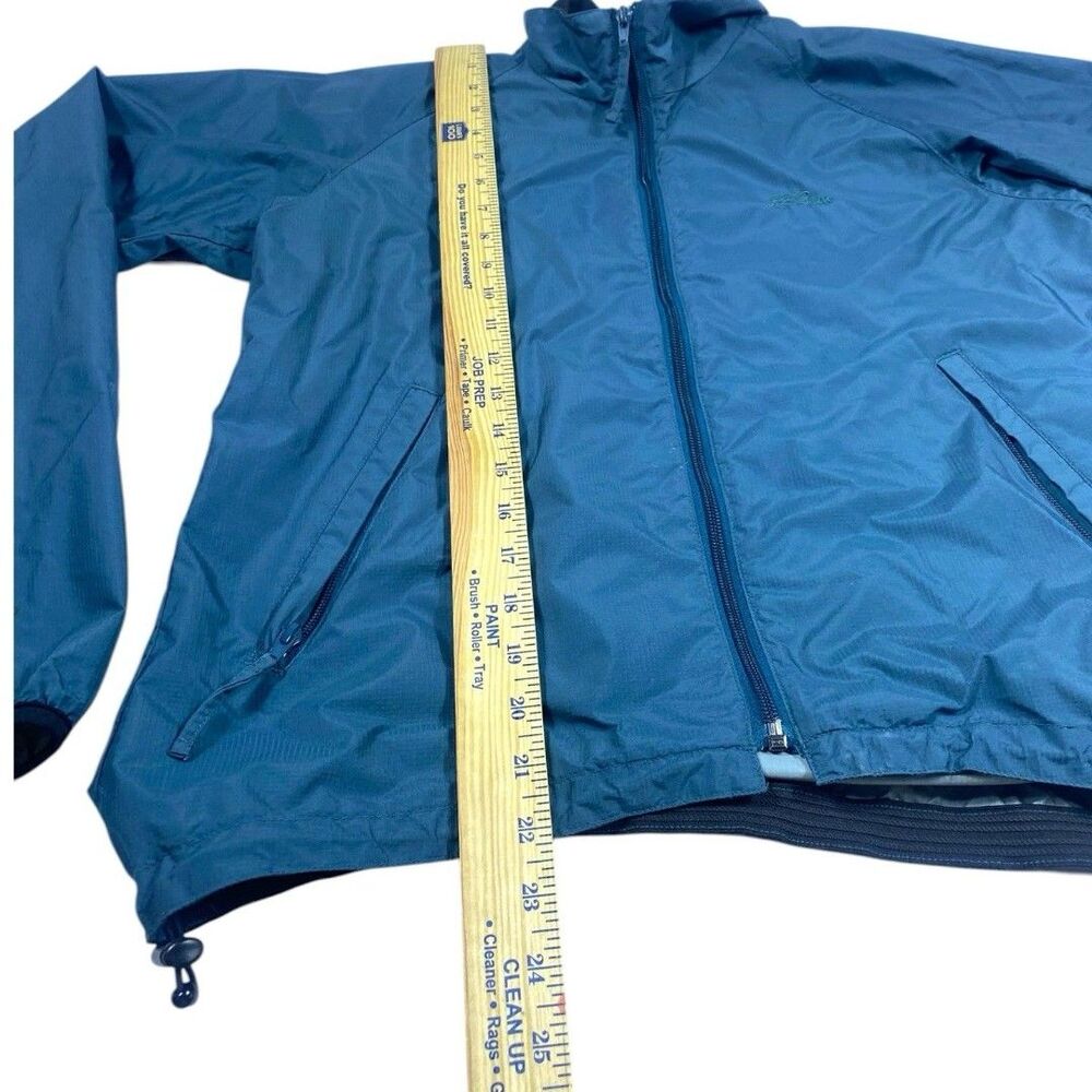 Vintage LL Bean Jacket Womens Medium Gray Windbreaker 90s Rain Lightweight - Picture 12 of 12